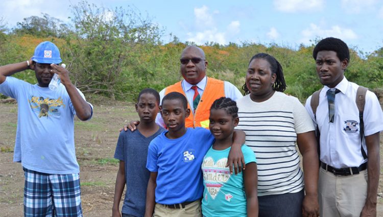 Ground Breaking Ceremony in Tabernacle for Tara James and family