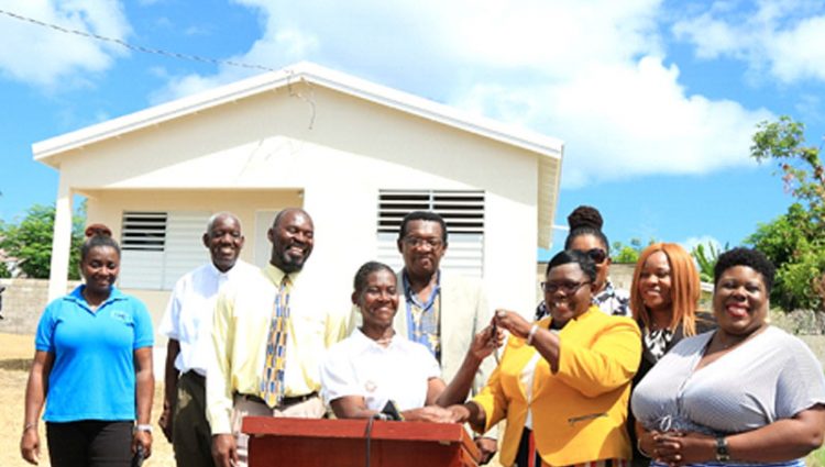 Pamella Cornelius receives keys to newly-renovated house